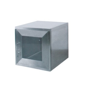 Fenêtre de transfert à verrouillage à double porte